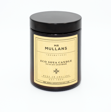 MR MULLAN'S SCENTED CANDLES (four scents available) 200g, candle, Mr Mullan's, mrmullansapothecary, Tuscan Leather, Tuscan Leather, [option2], [option3]. We recommend using the default value. Default value is: MR MULLAN'S SCENTED CANDLES (four scents available) 200g - mrmullansapothecary.