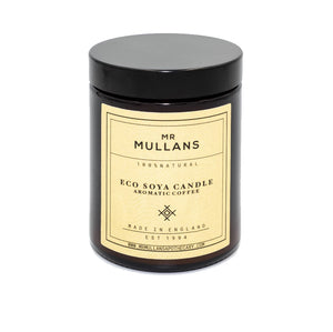 MR MULLAN'S SCENTED CANDLES (four scents available) 200g, candle, Mr Mullan's, mrmullansapothecary, Aromatic Coffee, Aromatic Coffee, [option2], [option3]. We recommend using the default value. Default value is: MR MULLAN'S SCENTED CANDLES (four scents available) 200g - mrmullansapothecary.